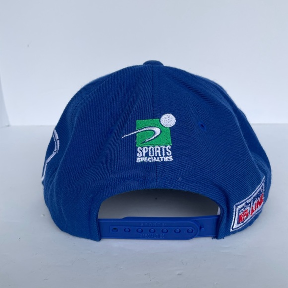 Vtg 90s Seattle Seahawks Sports Specialties Laser Shadow Pro Line Snapback Hat - Picture 5 of 9